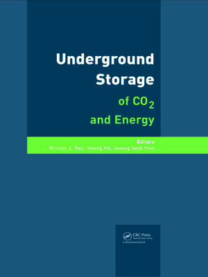 cover image of Underground Storage of CO2 and Energy